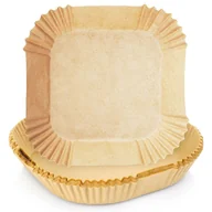 Akcesoria i części AGD - WKŁAD PAPIEROWY DO FRYTOWNICY 21x21cm 100szt. KWADRATOWY 120071 - miniaturka - grafika 1