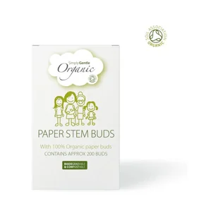 Simply Gentle Organiczne patyczki kosmetyczne do uszu 200szt bazanowaodlotowa2-1192-uniw - Waciki, płatki i patyczki kosmetyczne - miniaturka - grafika 1