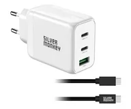 Ładowarki do telefonów - Silver Monkey Ładowarka GaN 65W + Kabel USB-C 60W - miniaturka - grafika 1