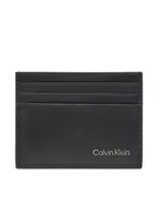 Etui na dokumenty i karty - Calvin Klein Etui na karty kredytowe Ck Smooth Cardholder LV04D1104G Czarny - miniaturka - grafika 1