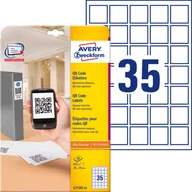 Etykiety do drukarek - Avery Zweckform Etykiety do QR kodów Zweckform 35 x 35 mm, 35 etykiet/a4 ZW295 - miniaturka - grafika 1