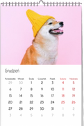 Kalendarze - Kalendarz ścienny, Twój kalendarz nowoczesny, 30x40 A3 cm - miniaturka - grafika 1