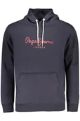 Bluzy męskie - PEPE JEANS MĘSKA NIEBIESKA BLUZA Z ROZPIĘCIEM - Pepe Jeans - miniaturka - grafika 1