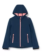Kurtki i płaszcze dla dziewczynek - CMP, Kid Gjacket Fix Hood, niebieski atrament, 116 - miniaturka - grafika 1