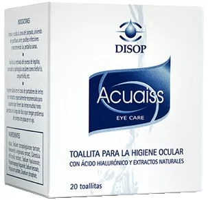 Chusteczki do demakijażu oczu Disop Acuaiss Eye Wipes 20U (8435080003474) - Chusteczki do demakijażu - miniaturka - grafika 1