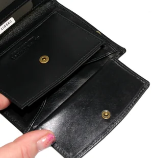 Portfel Męski Skórzany EL FORREST Skóra Bydlęca Duży Pionowy Bez Zapięcia Dwa Skrzydełka RFID GRANATOWY 896 301 13 x 10 x 3 [cm] - Portfele - miniaturka - grafika 14