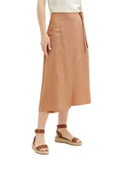 Spódnice - TOM TAILOR Damska spódnica midi, 31652 - Muted Hazel Brown, 38 - miniaturka - grafika 1