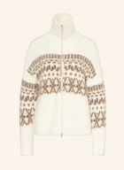 Swetry damskie - Mrs & Hugs Kardigan Z Dodatkiem Alpaki weiss - miniaturka - grafika 1