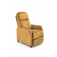 Fotele - Musztardowy rozkładany fotel wypoczynkowy FELIPE 2 Halmar - miniaturka - grafika 1