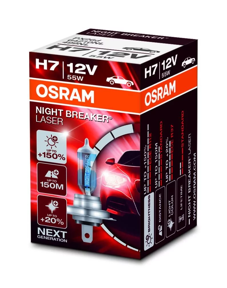 Osram H7 Night Breaker Laser + 150% | Box 64210NL