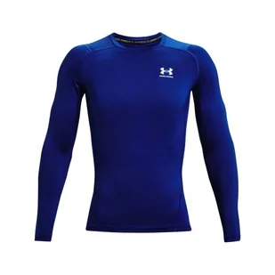 Koszulka męska Under Armour HeatGear Comp LS Blue L - Koszulki męskie - miniaturka - grafika 1