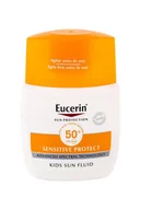 Balsamy i kremy do opalania - Eucerin Sun Kids Sensitive Protect SPF50+ Sun Fluid - miniaturka - grafika 1