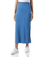 Spódnice - Vila Damska spódnica maxi Vimodala Hw Maxi Skirt/Su-Noos, federal blue, XS - miniaturka - grafika 1