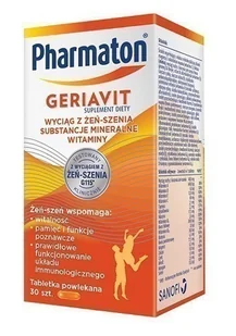 Sanofi Aventis SP.Z O.O. RZESZW PHARMATON GERIAVIT 30 kaps. - Witaminy i minerały - miniaturka - grafika 1