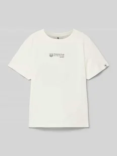 T-shirt z nadrukiem z logo - Koszulki dla chłopców - miniaturka - grafika 1