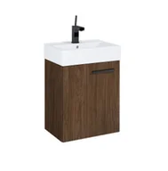 Szafki łazienkowe - Szafka łazienkowa z umywalką Elita Tiny 45 cm orzech lincoln RE020451167060 - miniaturka - grafika 1