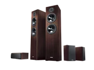 Kino domowe - Yamaha RX-V4A (czarny) + NS-F51 (orzech) + NS-P51 (orzech) - miniaturka - grafika 1