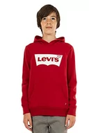 Bluzy dla chłopców - Levi's Kids Chłopięca bluza z kapturem Lvb Batwing Screenprint, Levis Red/White, 10 Lat - miniaturka - grafika 1