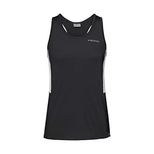 Head Club Tank Top G dziewczęce T-shirty czarny czarny 140 816469-BK 140 - Koszulki i topy damskie - miniaturka - grafika 1
