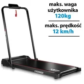 Bieżnie - Bieżnia elektryczna XBLITZ X-Runner 1491W 12km/h - miniaturka - grafika 1