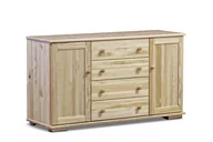 Komody - Komoda LISSO *sosna naturalna, 137x79x45 cm - miniaturka - grafika 1