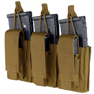 Condor - Ładownica Kangaroo Mag Pouch Gen II na magazynek AR-15 i pistoletowy - Potrójna - Coyote Brown - 191233-498 - Odzież taktyczna i umundurowanie - miniaturka - grafika 3