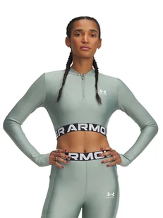 Under Armour Koszulka sportowa w kolorze turkusowym - Koszulki sportowe damskie - miniaturka - grafika 1