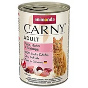 Mokra karma dla kotów - Animonda Carny Carny Adult Indyk + Kurczak + Krewetki puszka 400g MS_15761 - miniaturka - grafika 1