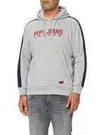 Swetry męskie - Pepe Jeans Andre Sweter Męski, Szary, XS - miniaturka - grafika 1