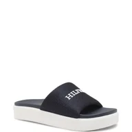 Klapki i japonki damskie - Tommy Hilfiger Klapki PLATFORM MESH POOL SLIDE - miniaturka - grafika 1