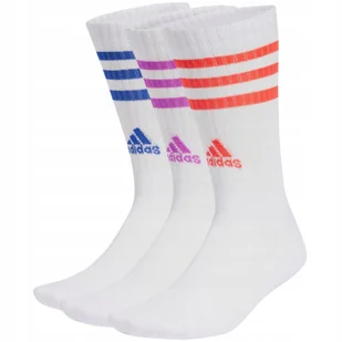 Skarpety adidas 3-Stripes Cushioned Crew Socks 3 Pairs IZ0122 43-45 - Skarpetki męskie - miniaturka - grafika 1