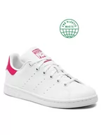 Sneakersy damskie - adidas Buty Stan Smith J FX7522 Biały - miniaturka - grafika 1