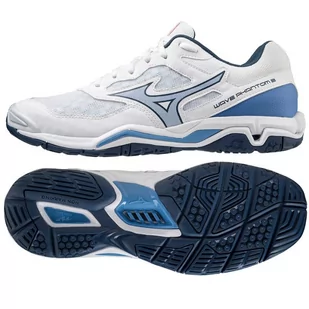 Buty do piłki ręcznej Mizuno Wave Phantom 3 M X1GA226022 białe białe - Piłka ręczna - miniaturka - grafika 1