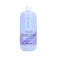 Szampony do włosów - Inebrya, Greylosophy Grey By Day, Delikatnie Myjący Szampon Do Włosów Siwych I Rozjaśnianych, 1000ml - miniaturka - grafika 1