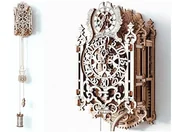 Modele do sklejania - Drewniane puzzle 3D Królewski zegar - miniaturka - grafika 1