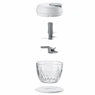 Rozdrabniacze kuchenne - Guzzini Ręczny rozdrabniacz do warzyw, biały 17060011 - miniaturka - grafika 1