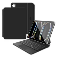 Etui do tabletów - TECH-PROTECT SMARTCASE MAGNETIC + KEYBOARD IPAD PRO 11” 5 / 6 2024-2025 BLACK - miniaturka - grafika 1