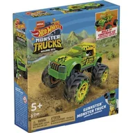 Klocki - Mattel Klocki plastikowe Hot Wheels Monster Trucks Gunkster HDJ94 HDJ94 - miniaturka - grafika 1