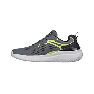 Skechers Męskie trampki 232674 CCLM, węgiel drzewny, syntetyczne/siatkowe/limonkowe, 45 UK, Syntetyczna siatka z drewna drzewnego, 46 EU - Trampki męskie - miniaturka - grafika 1