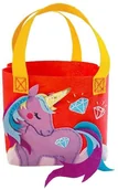 Zabawki kreatywne - Zestaw kreatywny Torebka jednorożec fiolet Filcowe Robótki - miniaturka - grafika 1