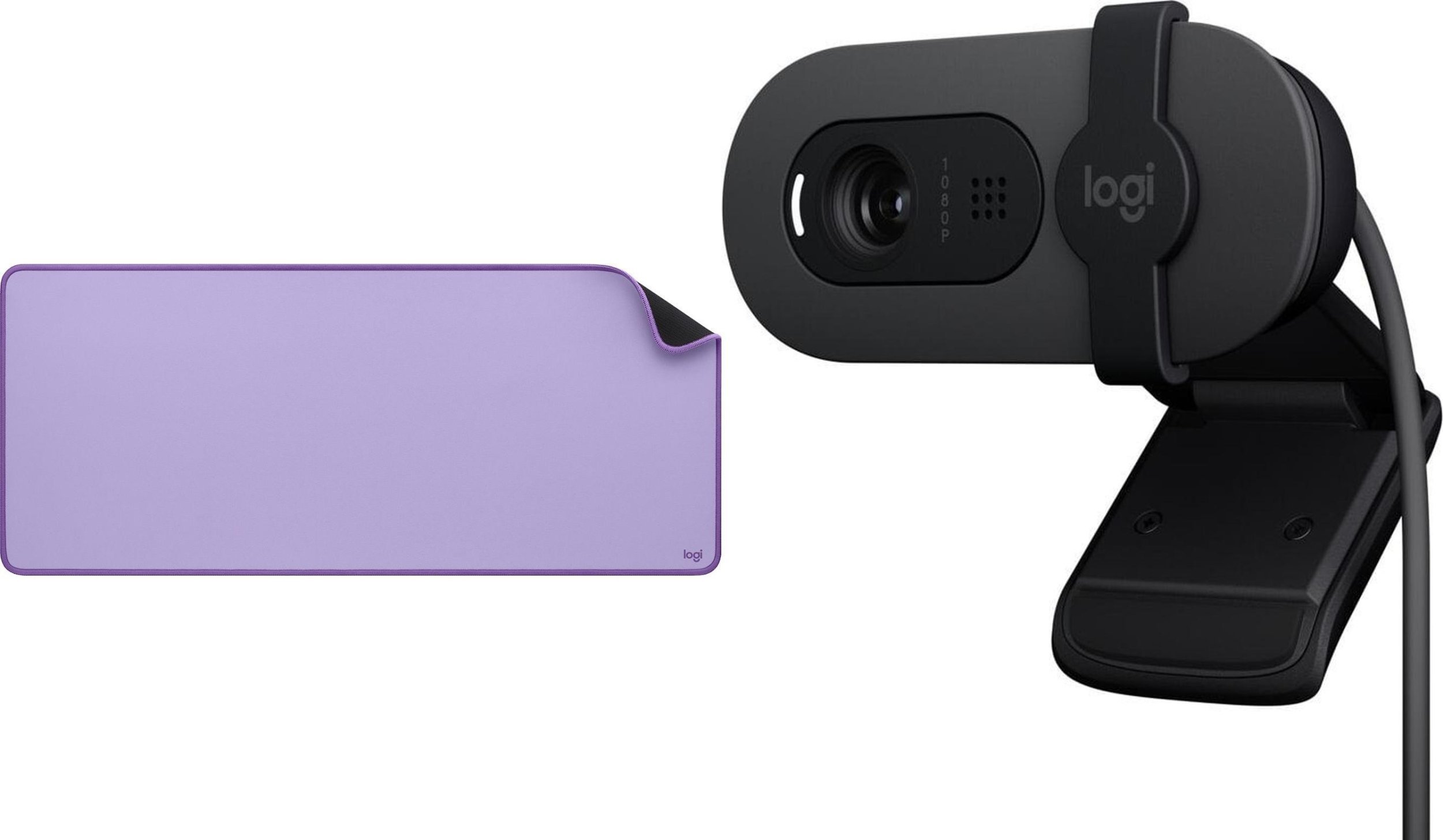 Podkładka Logitech Studio Series - LAVENDER 956-000054 + Brio 100 960-001585
