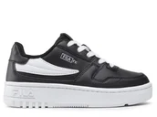 Buty dla dziewczynek - Buty dziecięce Fila 101135125Y FX VENTUNO LOW KIDS Czarne - miniaturka - grafika 1