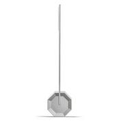 Noże stołowe - Srebrna lampa stołowa ze ściemniaczem (wysokość 38 cm) Octagon One – Gingko - miniaturka - grafika 1