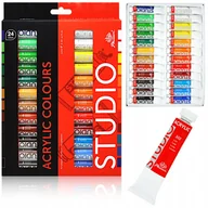 Farby i media malarskie - Farby Akrylowe Phoenix 24X12 Ml Zestaw Farb - miniaturka - grafika 1