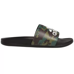 Klapki adidas Adilette Comfort M GW9647 brązowe - Klapki i japonki męskie - miniaturka - grafika 1