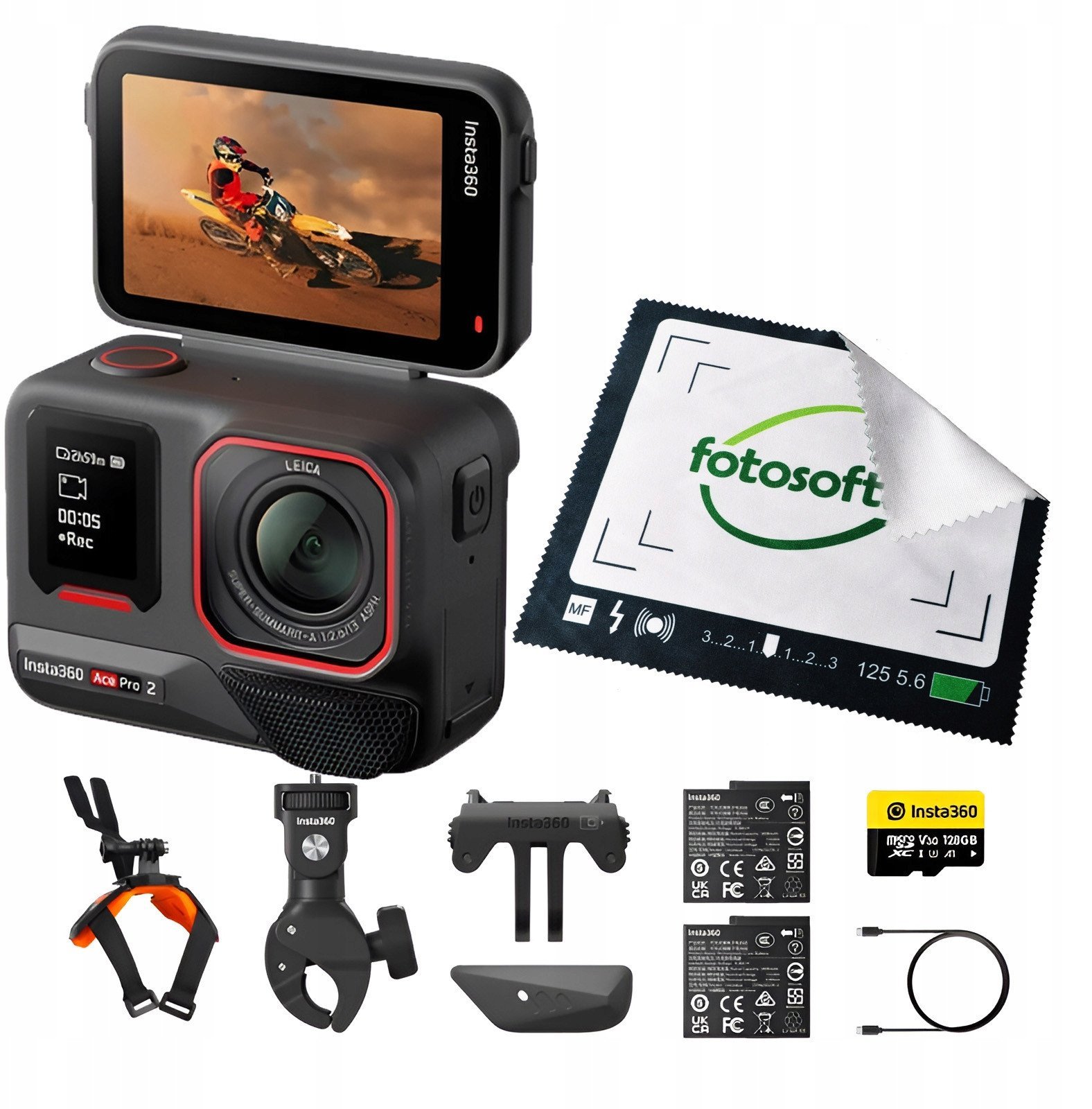 Insta360 Ace Pro 2 Moto Combo czarna