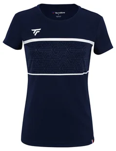 Koszulka damska Tecnifibre  Club Tech Tee Marine S - Koszulki sportowe damskie - miniaturka - grafika 1