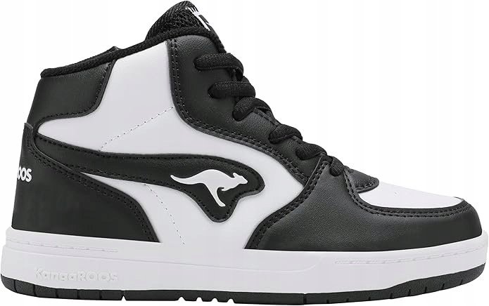 Kangaroos Sportowe Buty Dziecięce Czarne Białe Z Sznurowadłami 33 J1A