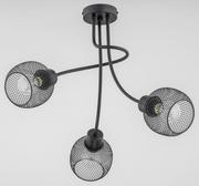 Oprawy, klosze i abażury - Alfa Lampa sufitowa Plena Duo 3x60W E27 - miniaturka - grafika 1