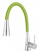 Baterie wannowe i prysznicowe - FERRO ZUMBA II Bateria zlewozmywakowa, elastyczna wylewka 2-funkcyjna, zielona BZA42G - miniaturka - grafika 1